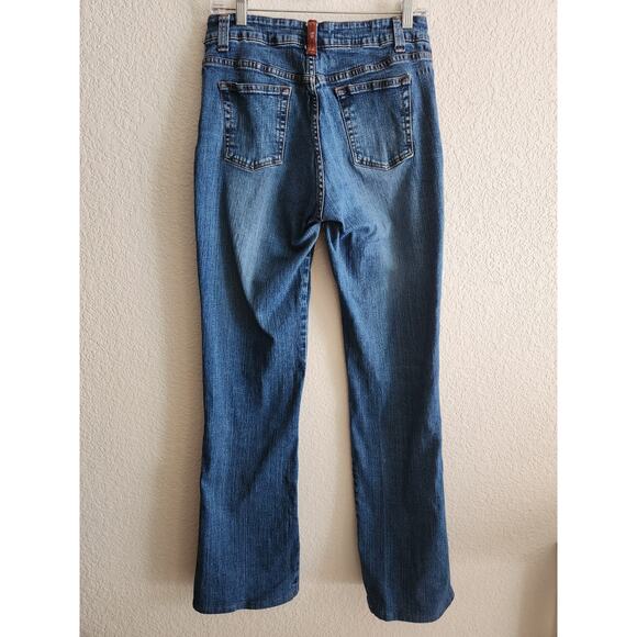 Y2k Mu Jeans Authentic Dungarees Med Wash Straight Leg Denim Jeans 10 - Picture 2 of 10
